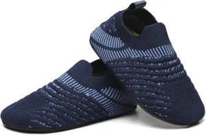 ditont Toddler Slippers Non-Slip Lightweight Comfortable Kids Indoor Grip House Home Shoes for Boys Girl