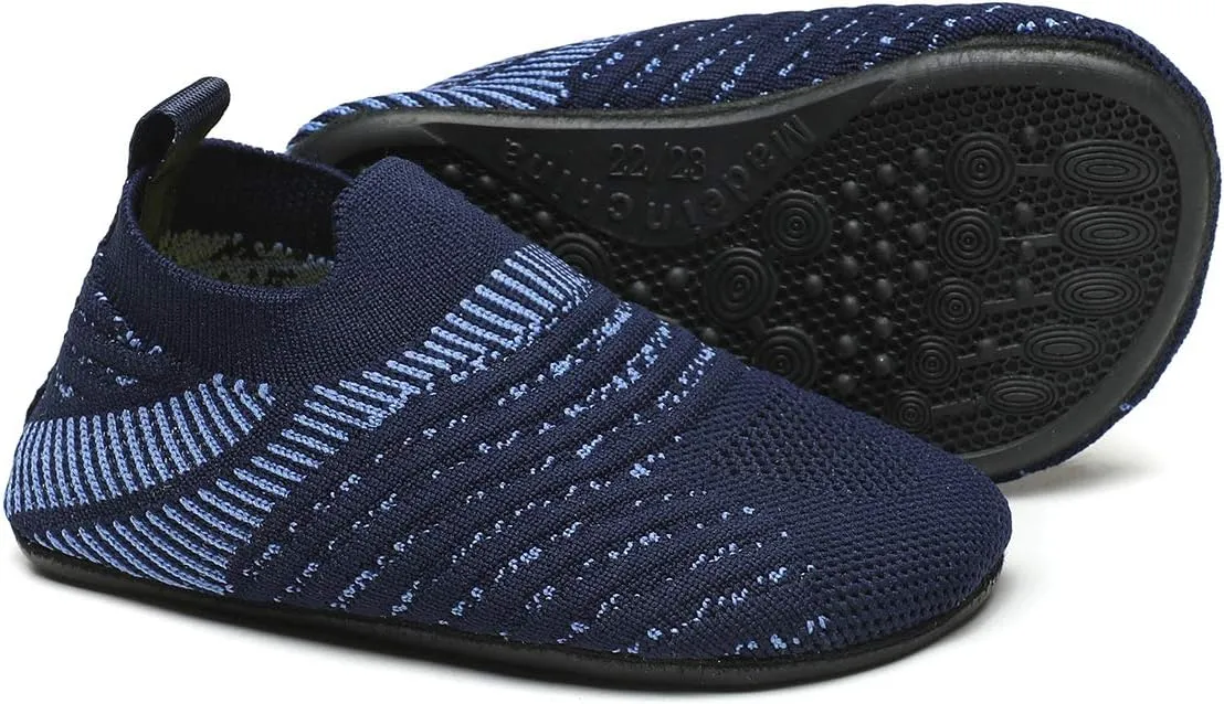 ditont Toddler Slippers Non-Slip Lightweight Comfortable Kids Indoor Grip House Home Shoes for Boys Girl