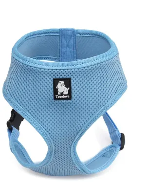 Dog Harness with Steel D Ring - Blue, XS
