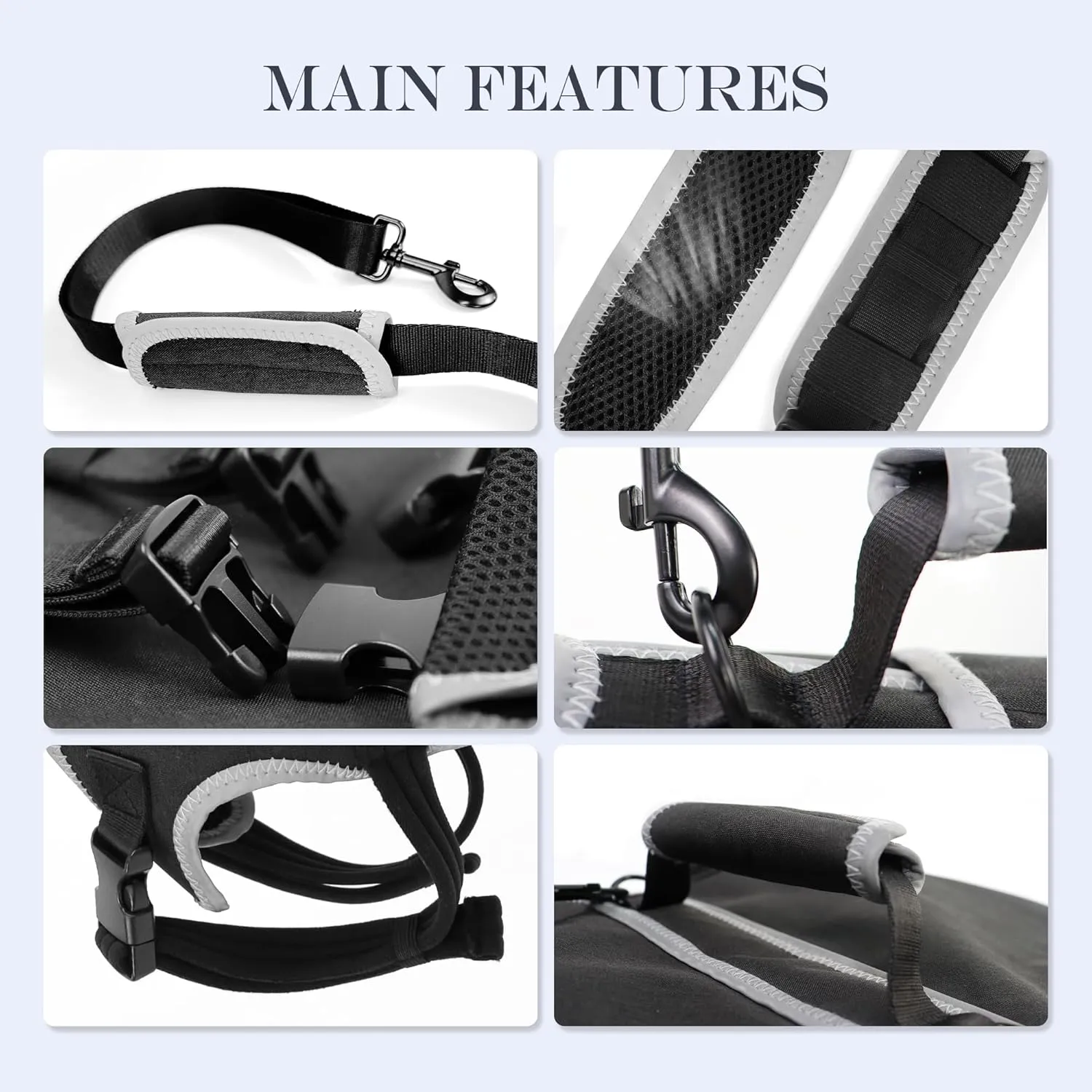 Dog Lift Harness, Full Body Support with Adjustable Control Handle & Reflective Straps for Large Senior Dogs, Post-Surgery Recovery & Joint Problems (Oxford Cloth, XL)