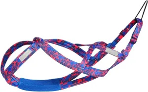 Dog Sledding Harness,Dog Sled Harness Adjustable Big Dog Weight Pulling Harness Pet Sleding Harness for Medium Large Dogs Husky Skijoring(Blue,L)