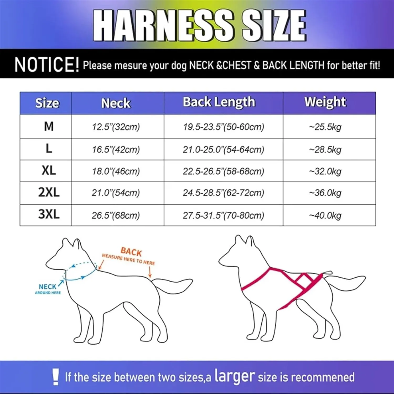 Dog Sledding Harness,Dog Sled Harness Adjustable Big Dog Weight Pulling Harness Pet Sleding Harness for Medium Large Dogs Husky Skijoring(Blue,L)