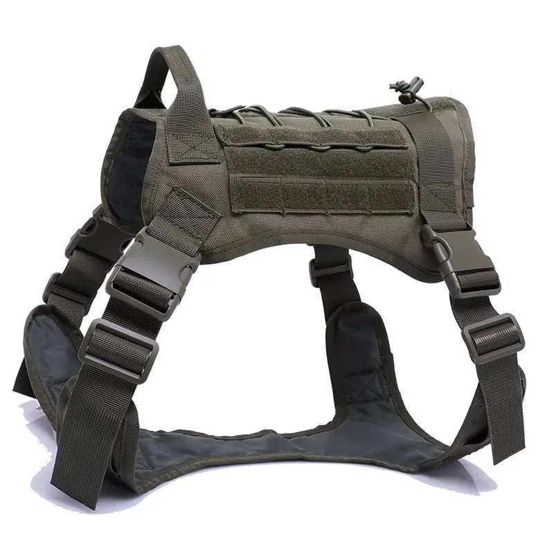 Dog Tactical Harnes Leash Collar