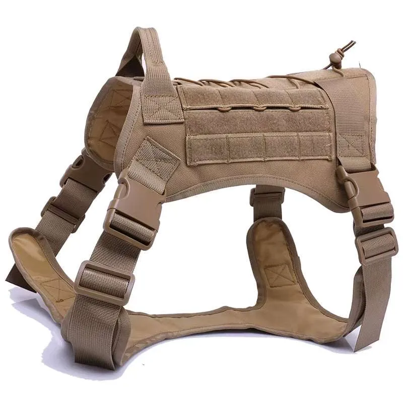 Dog Tactical Harnes Leash Collar