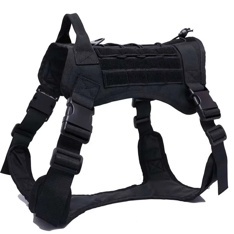 Dog Tactical Harnes Leash Collar