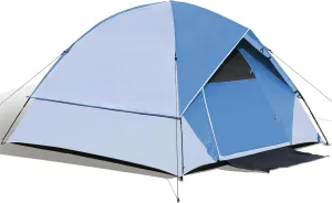 Dome Camping Tent for 2 Persons - Waterproof & Windproof, Easy Setup for Camping, Hiking, Backpacking, Picnic, Blue
