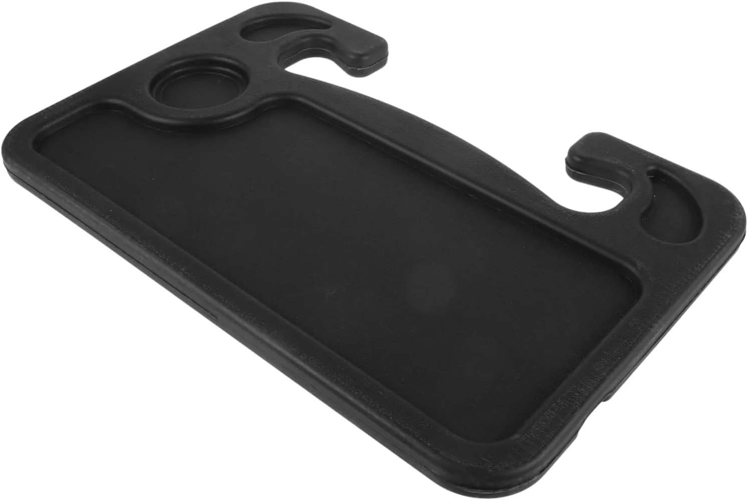 Drink Table Beverages Cup Holder Truck Eating Desk Tray Table for Auto Storage Rack Water Bottle Rack Vehicle Desk Bottle Holder Plastic Black
