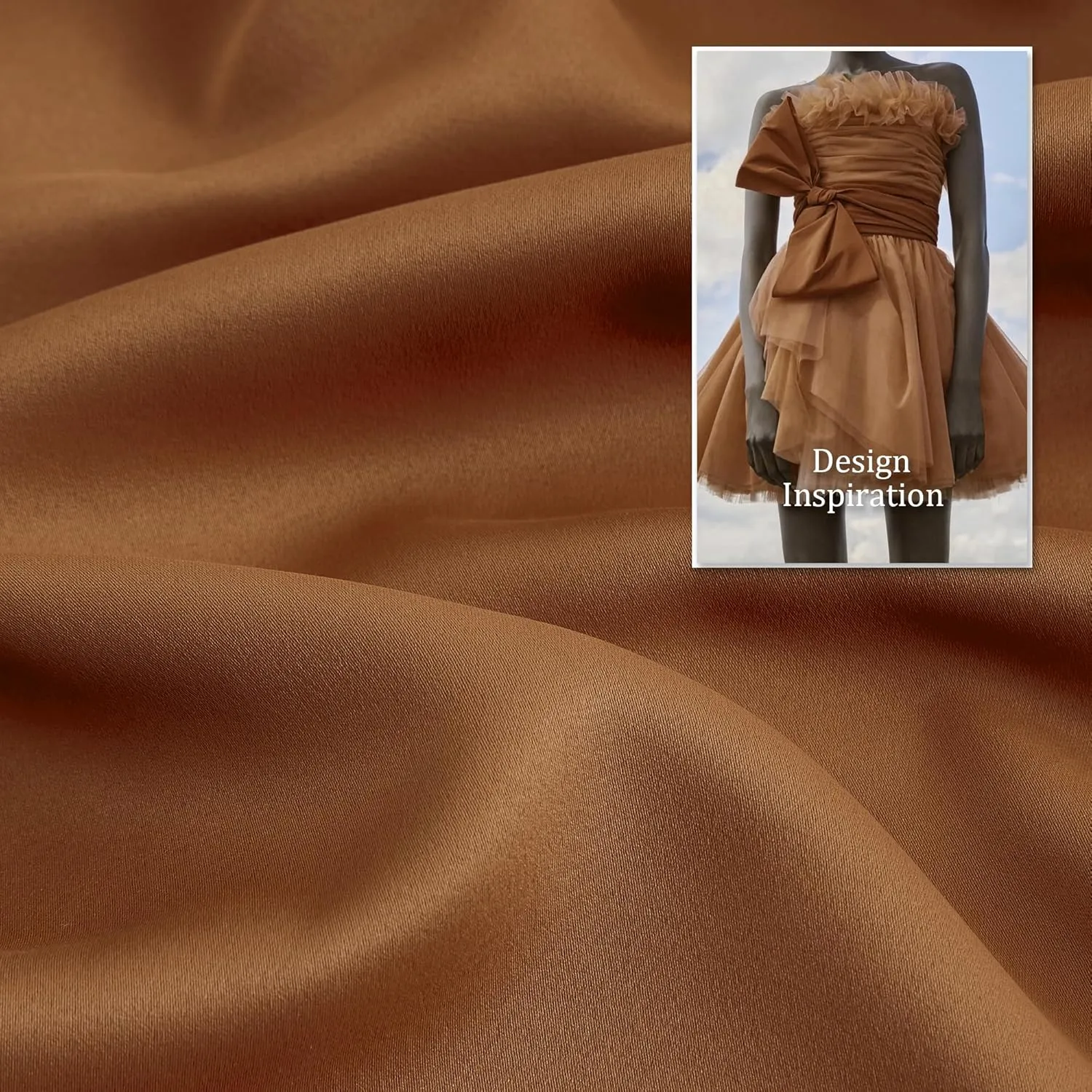 DUALIFE Dark Oak Brown Grommet Room Darkening Curtains 52 x 63 Inches, 2 Panels