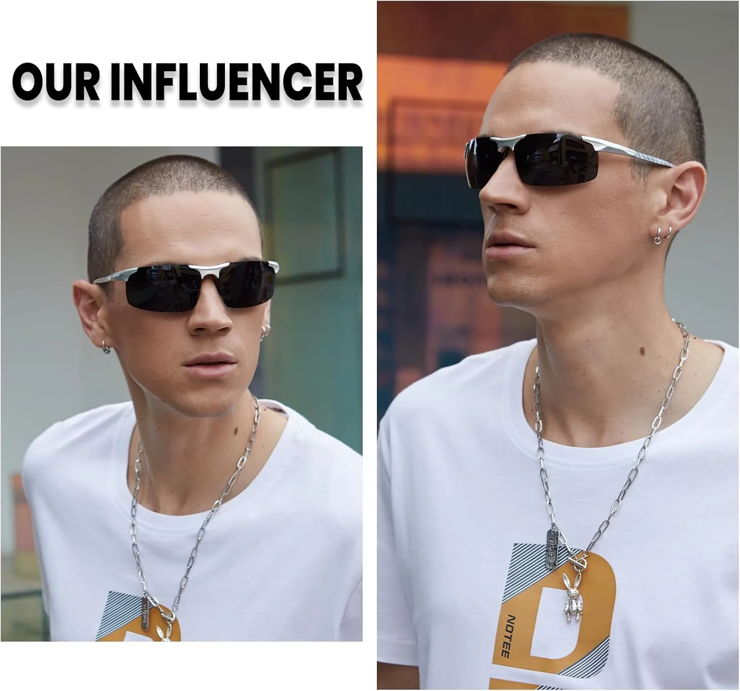 DUCO Men's Sports Polarized Driving Carbon Fiber Sunglasses for Men UV400 Protection DC8277