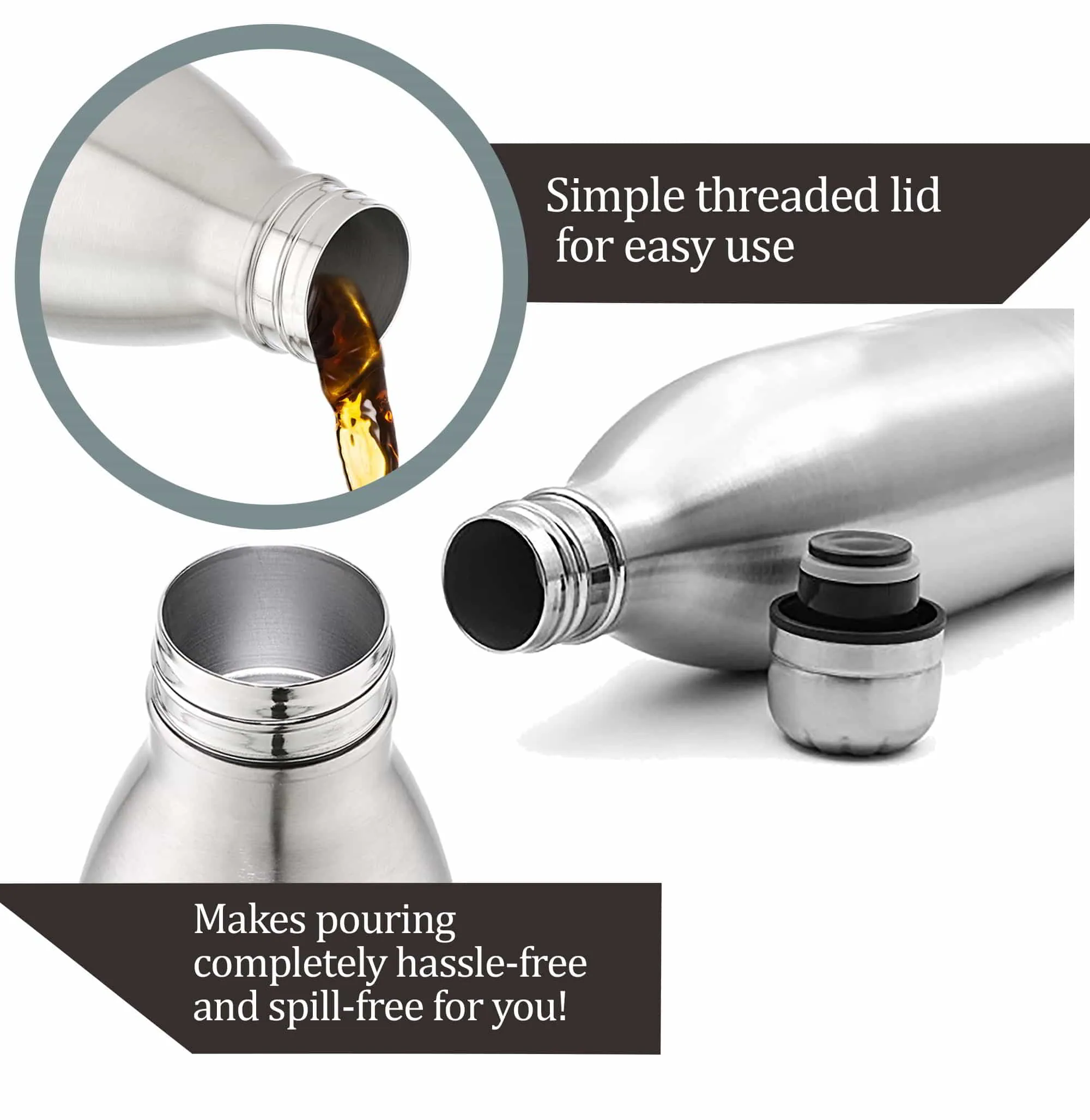 Duo Deluxe Thermosteel Water Bottle (Milton)