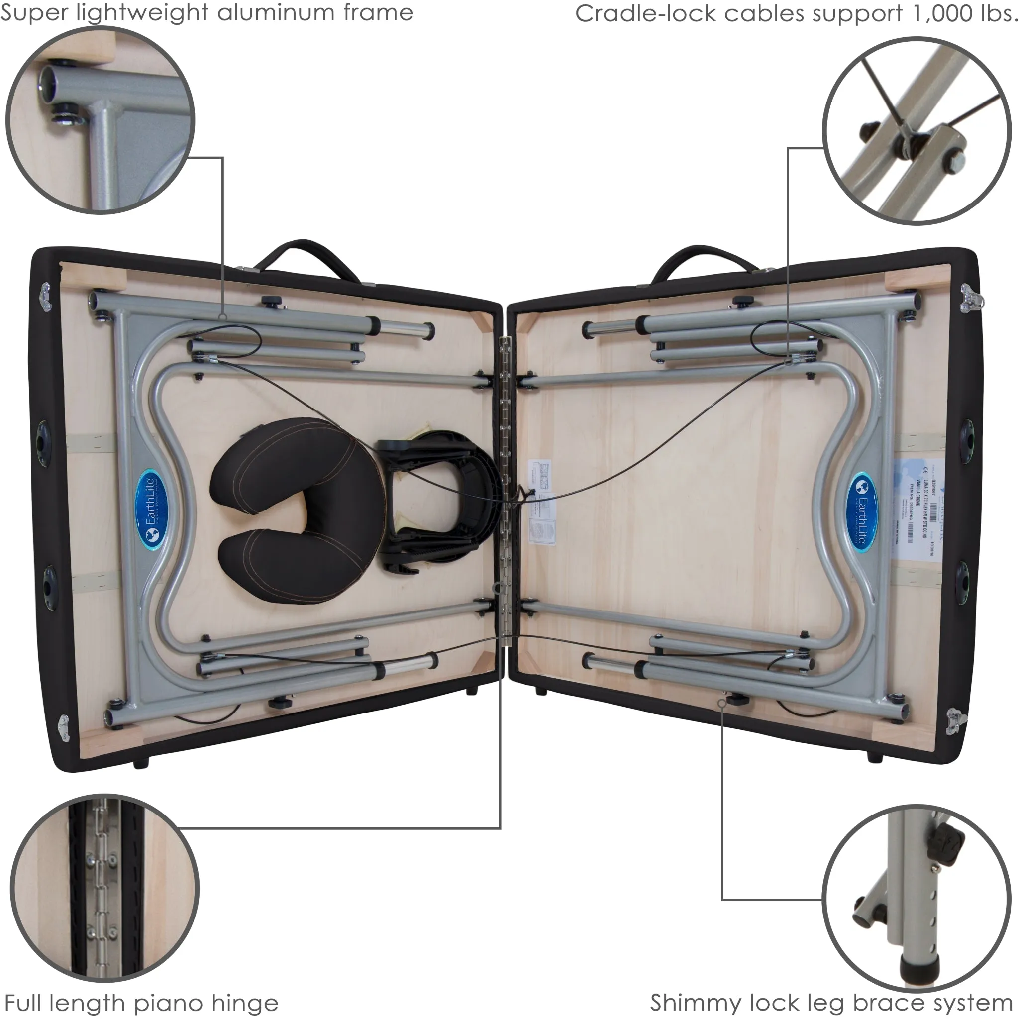 Earthlite Luna™ Portable Massage Table Package