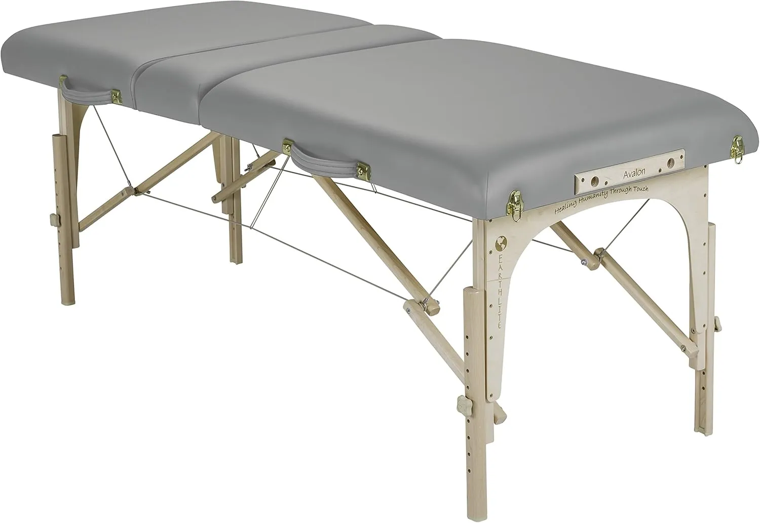 EARTHLITE Portable Massage Table Package AVALON – Reiki Endplate, Premium Flex-Rest Face Cradle & Strata Cushion, Carry Case (30”x73”)