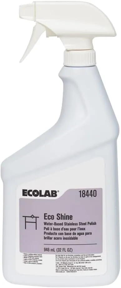 EcoShine™ Water-Based Stainless Steel Polish
