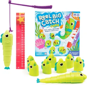 Educational Insights Reel Big Catch Game - Fishing Games for Kids, Toddler Fine Motor Games, Early Math Preschool Toys, Fun Family Activities and Learning Gifts for Boys & Girls Ages 3 