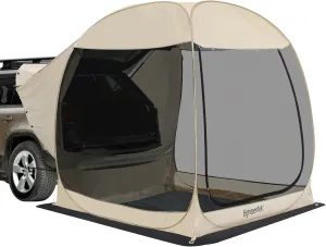 EighteenTek Pod All Weather Sports Tent - Instant Tent Shelter - Outdoor Bubble Tent 1-6 Person - Rain Tent Camping Sun Shelter Pop Up - Clear, Patent Pending Protected Design