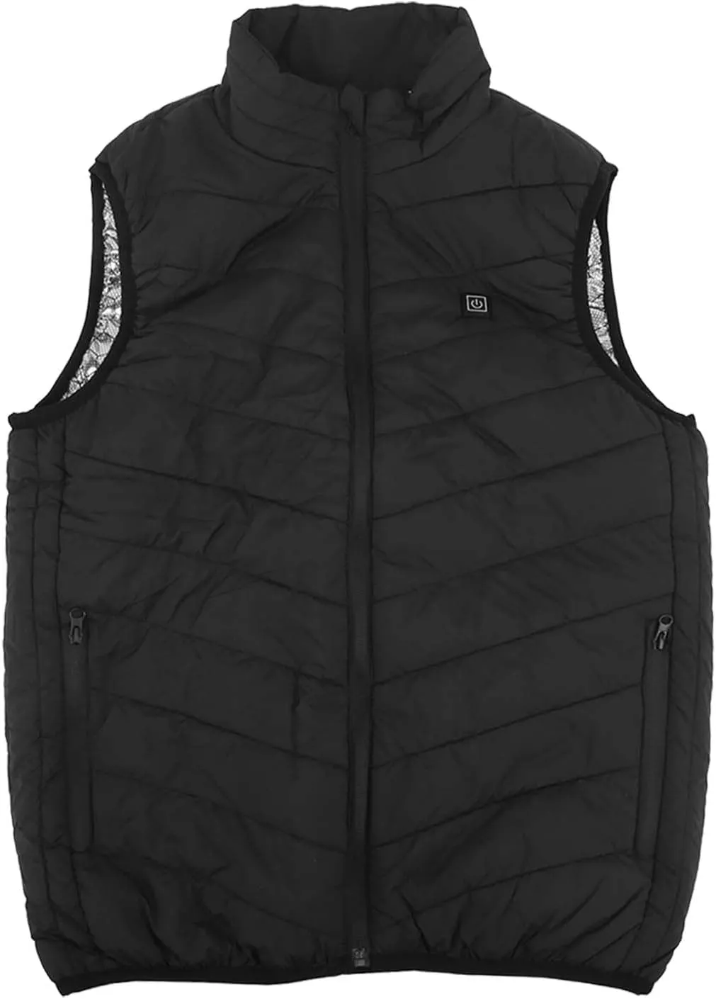 Electric Warming Vest, Easy To Wash Smart Heated Vest 3 Levels Adjustment Carbon Fiber for Outdoor Fishing