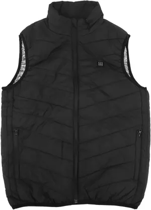 Electric Warming Vest, Easy To Wash Smart Heated Vest 3 Levels Adjustment Carbon Fiber for Outdoor Fishing