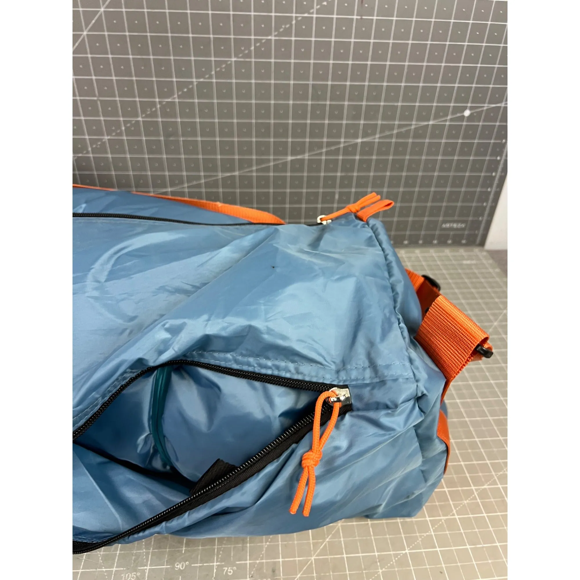 Eureka! Copper Canyon LX 6-Person Camping Tent With Steel/Fiberglass Frame 10x10 Ft Water-Resistant Orange/Blue Trim