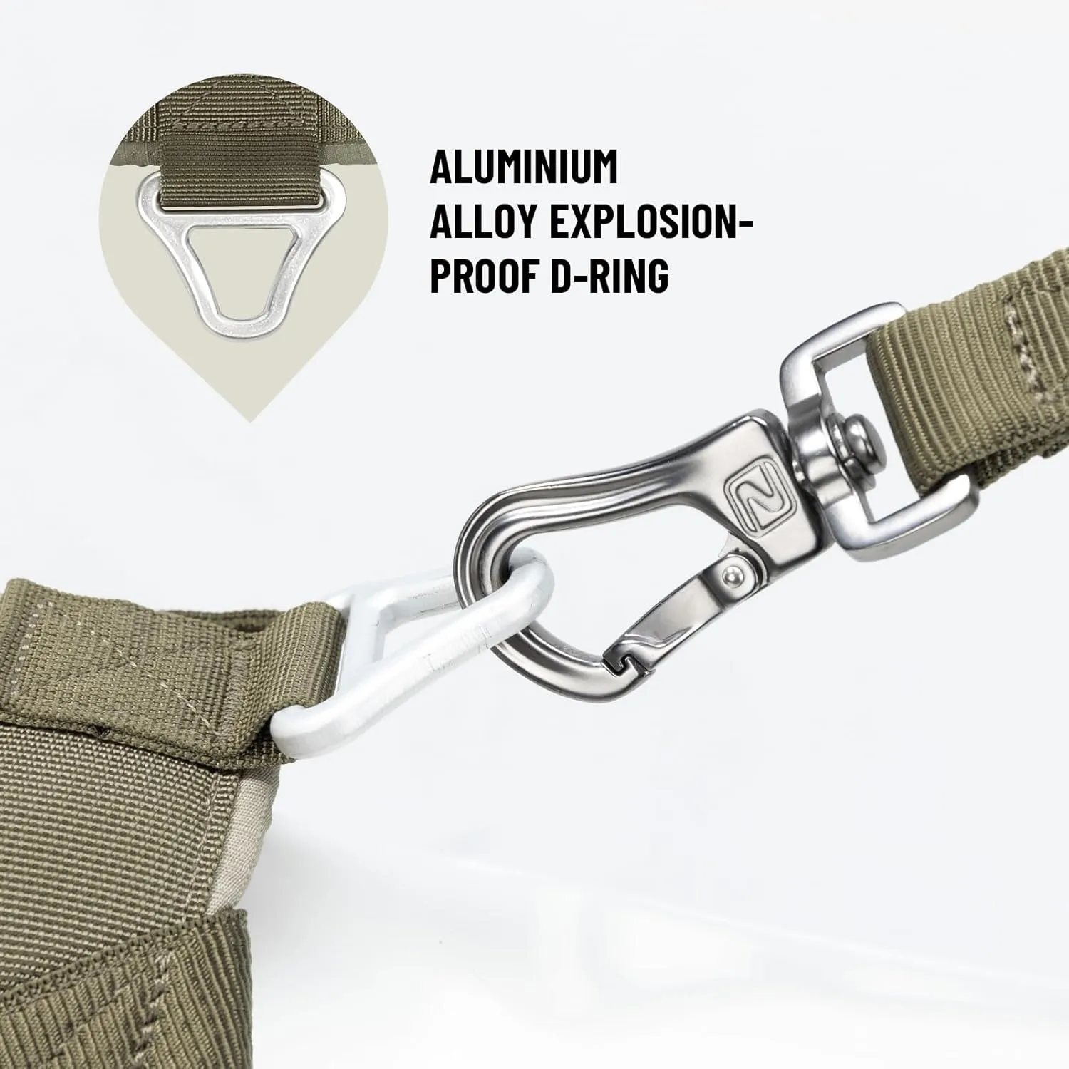 EXCELLENT ELITE SPANKER No Pull Dog Harness Padded Military Patrol K9 Vest Adjustable Nylon Small Service Walking Dog Harness with Handle for Training Running(RGN-L)