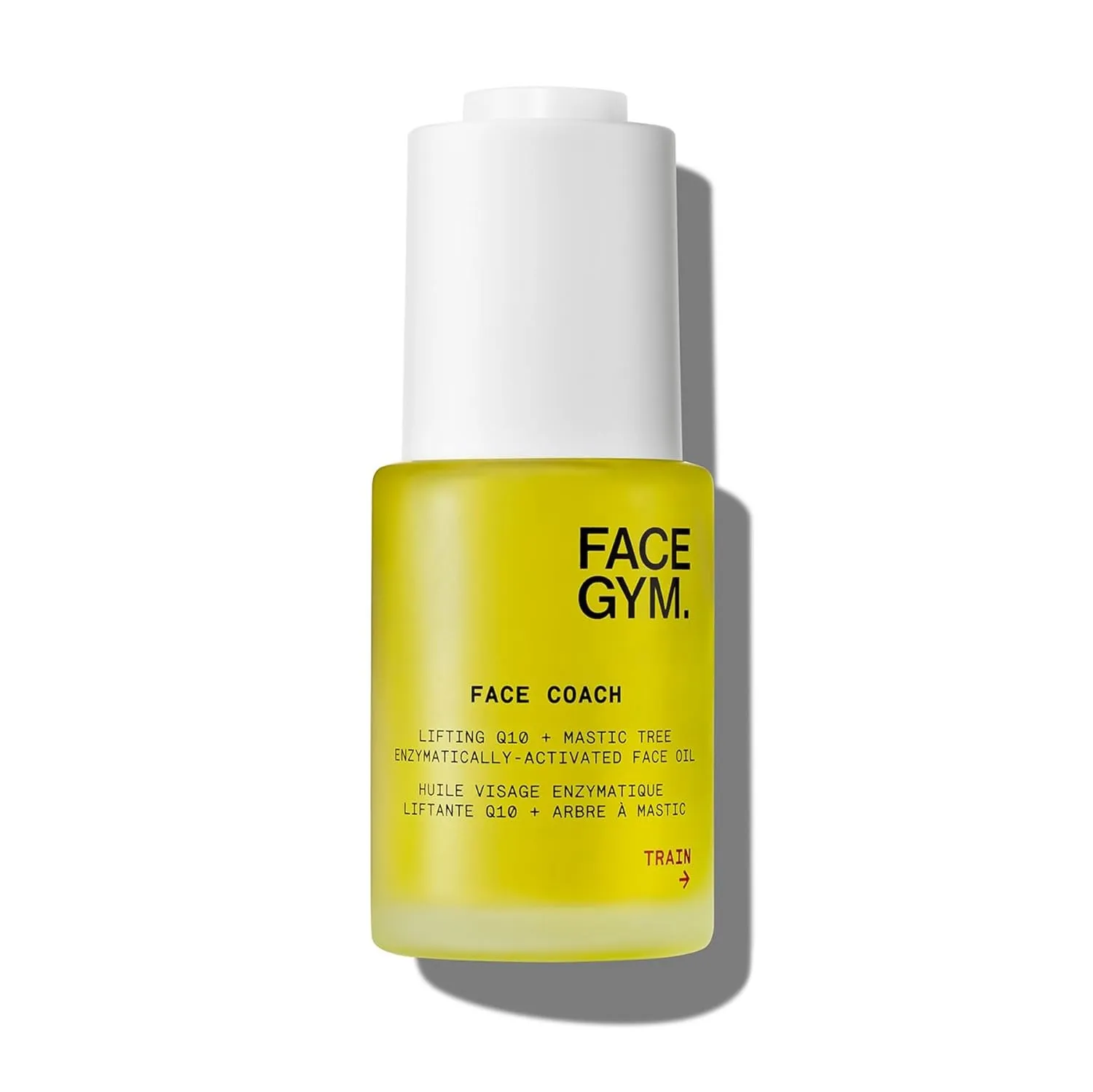FACEGYM Face Coach Enzymatically-Activated Face Oil with Lifting Q10 & Mastic Tree, FACE GYM Rejuvenating & Hydrating lightweight Face Serum Moisturizer Oil, Reduces Wrinkles & Boost Skin, 1.01 Fl Oz