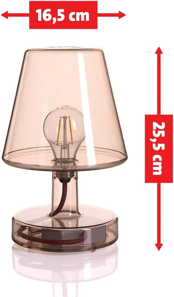 Fatboy Transloetje Lamp Rechargeable Portable LED Table Light, Brown