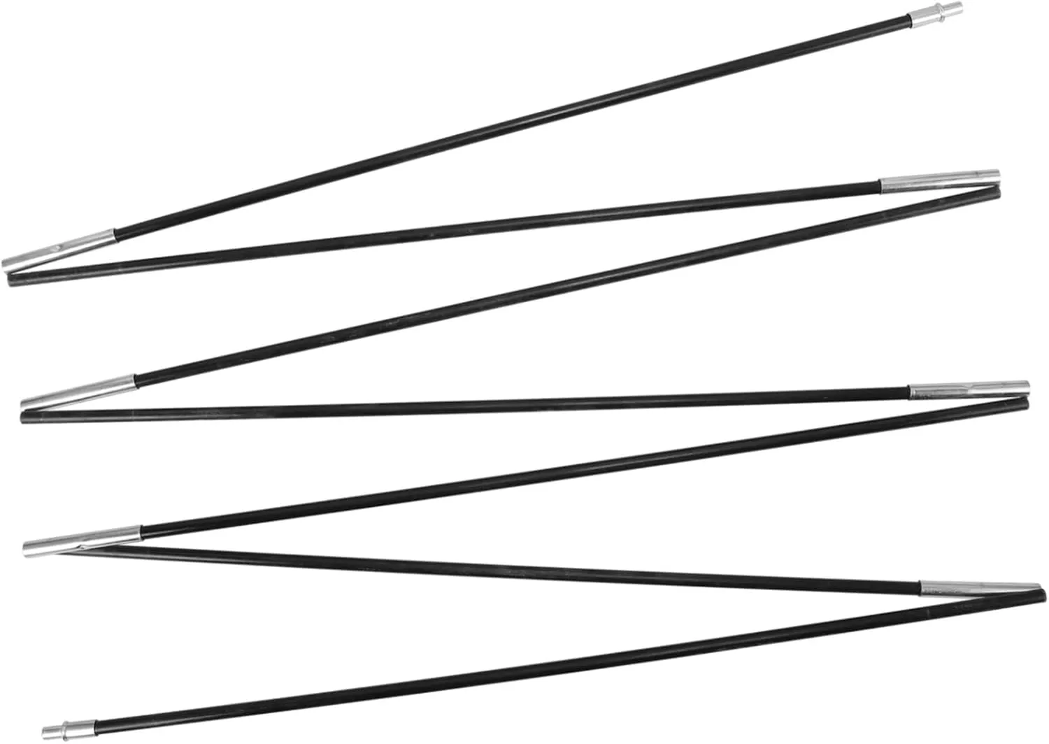 Fiberglass Rods Set for Tent 4pc Replacement Tent Poles for Camping Hiking