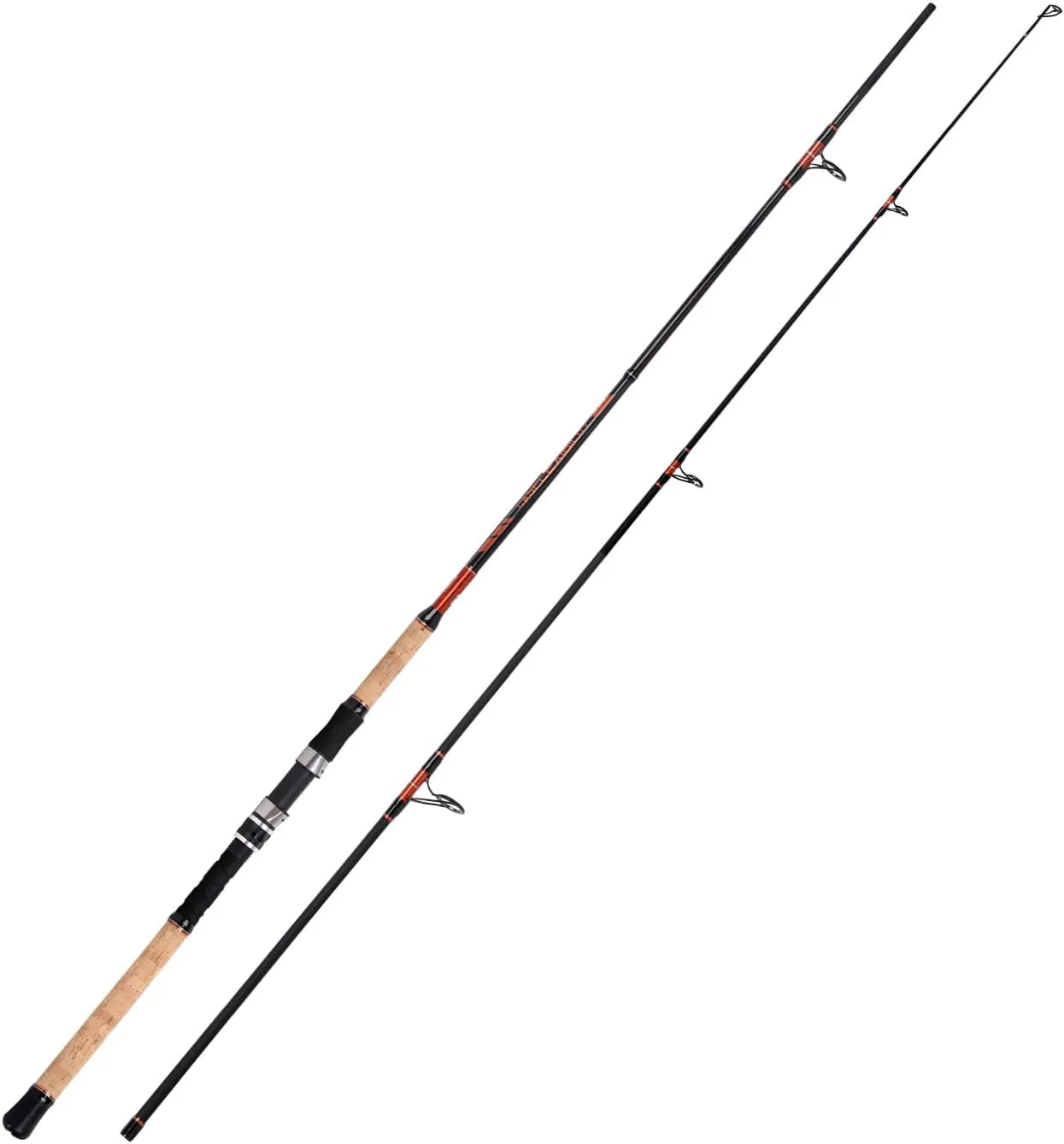 Fiblink Surf Rod Carbon Fiber Surf Fishing Rod Portable Travel Fishing Spinning Rod 2Piece/3Piece/4Piece Surf Fishing Pole 9ft/10ft/12ft/15ft