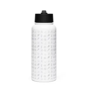 First Aid - 32oz Water Bottle Stainless Steel