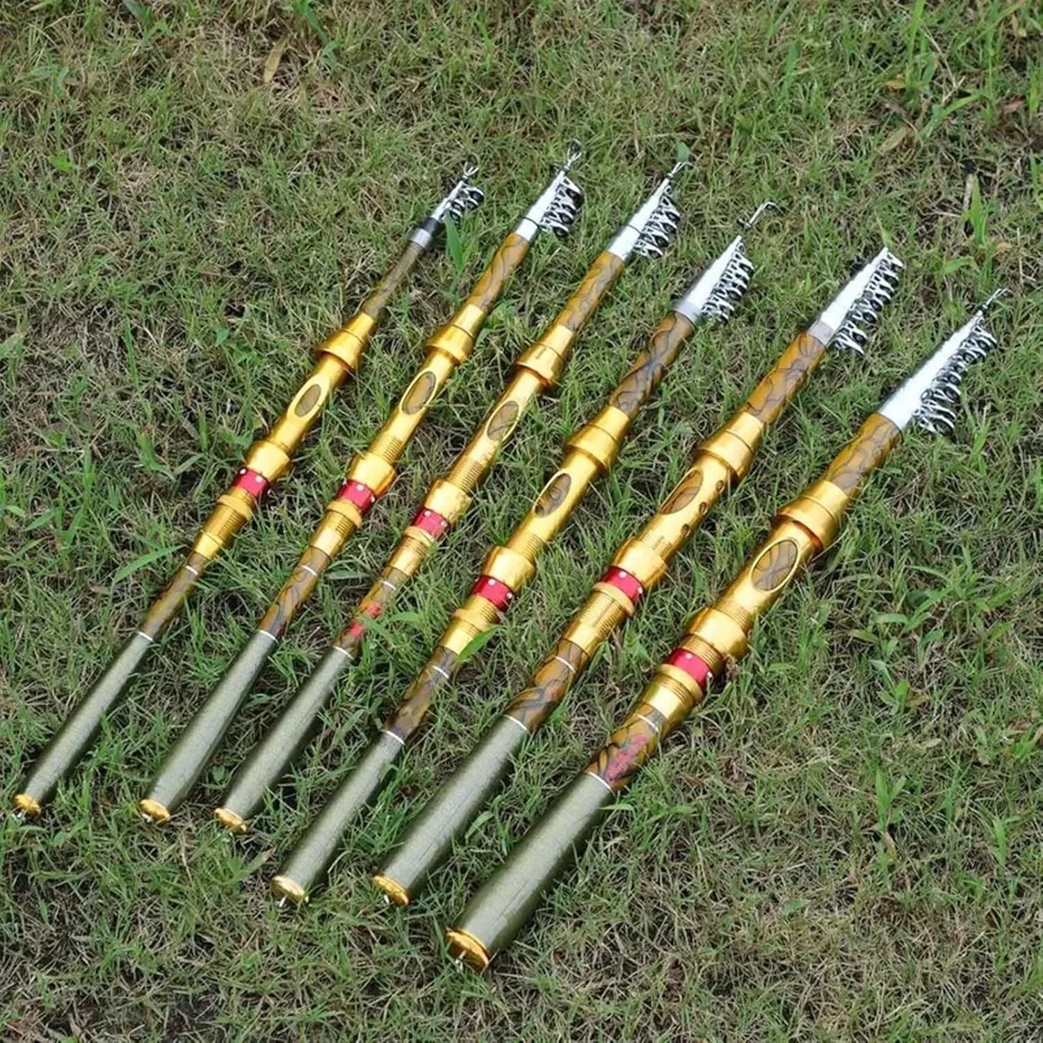 Fishing Pole 1.8-3.6M Telescopic Fishing Rod M Power Carbon Fiber Pole Travel Rod Carp Fishing Tackle Fishing Rods