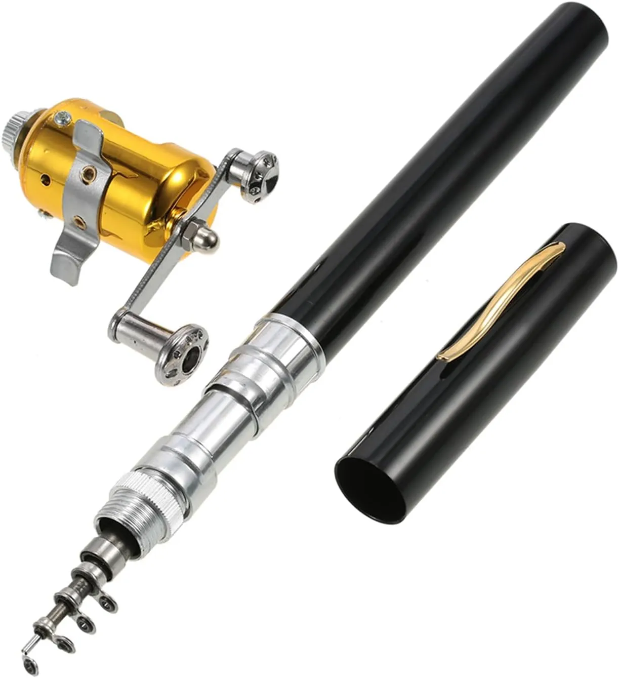 Fishing Rod, Fishing Pole Telescopic Fishing Rod with Carrier Bag Fishing Gear Telescoping Fishing Rods for Beginner Adults