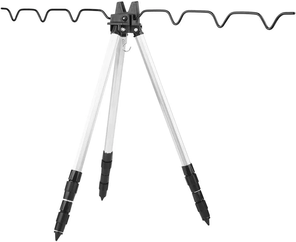 Fishing Rod Holder Universal Tripod Rod Holder Multifunction Sea Fishing Tripod for Fishing Pole,Telescope