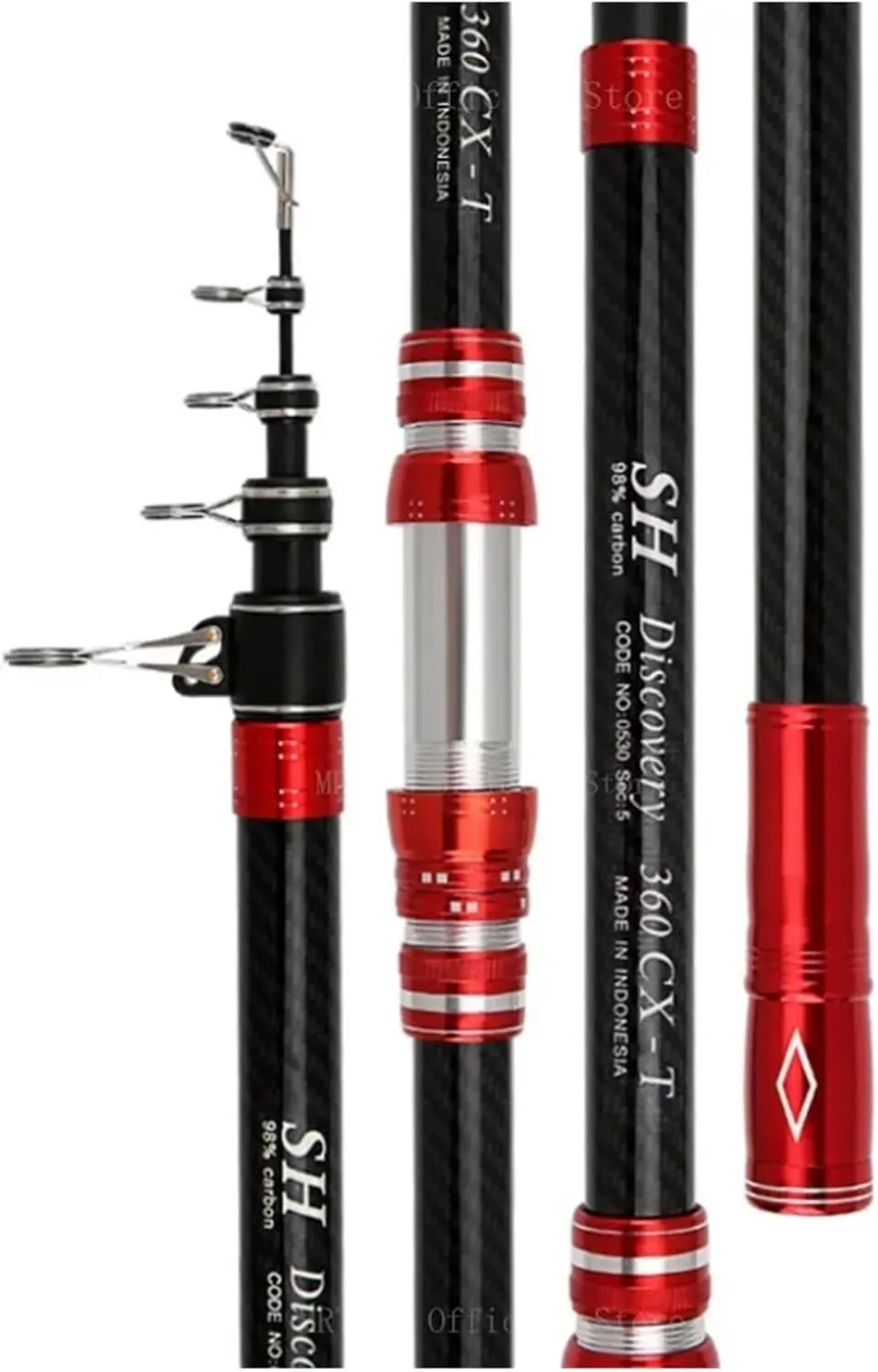 Fishing Rod Telescopic Fishing Rod Travel Surf Rod Spinning Power Throwing Surfcasting Carbon Baitcasting Rod
