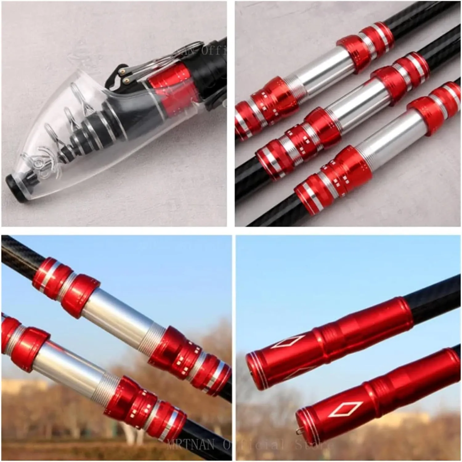 Fishing Rod Telescopic Fishing Rod Travel Surf Rod Spinning Power Throwing Surfcasting Carbon Baitcasting Rod