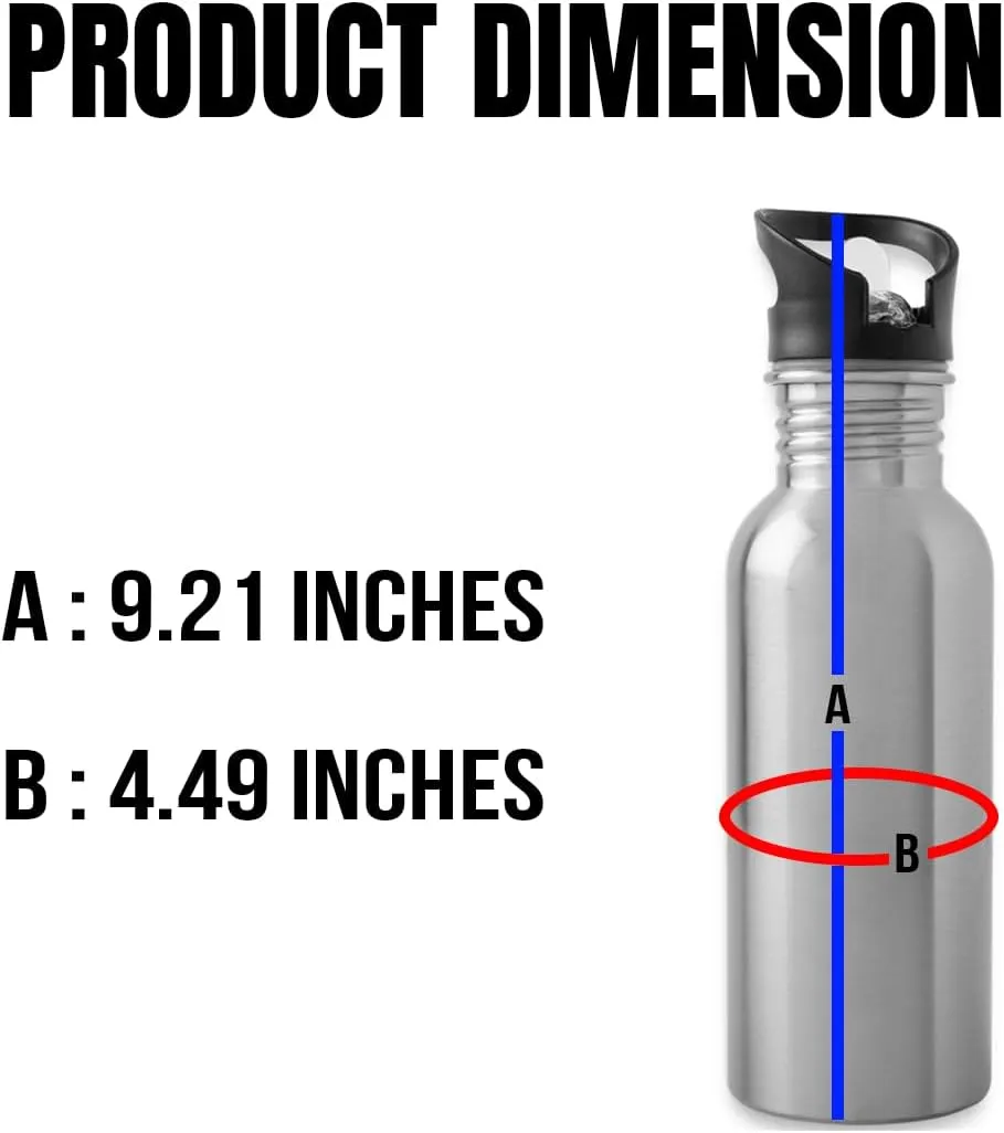 Flight Instructor Water Bottle Appreciation 20oz Funny Flight Instructors Day Gifts From Coworkers Staff Men Women Bottle Silver