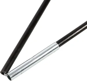 Foldable 1 Set 2 Pcs Outdoor Camping Fiber Glass Rod Double Tent Pole Support Frames Kit, Tent Pole Replacement, spacesaving,lightweight, for outdoor sports such as camping,
