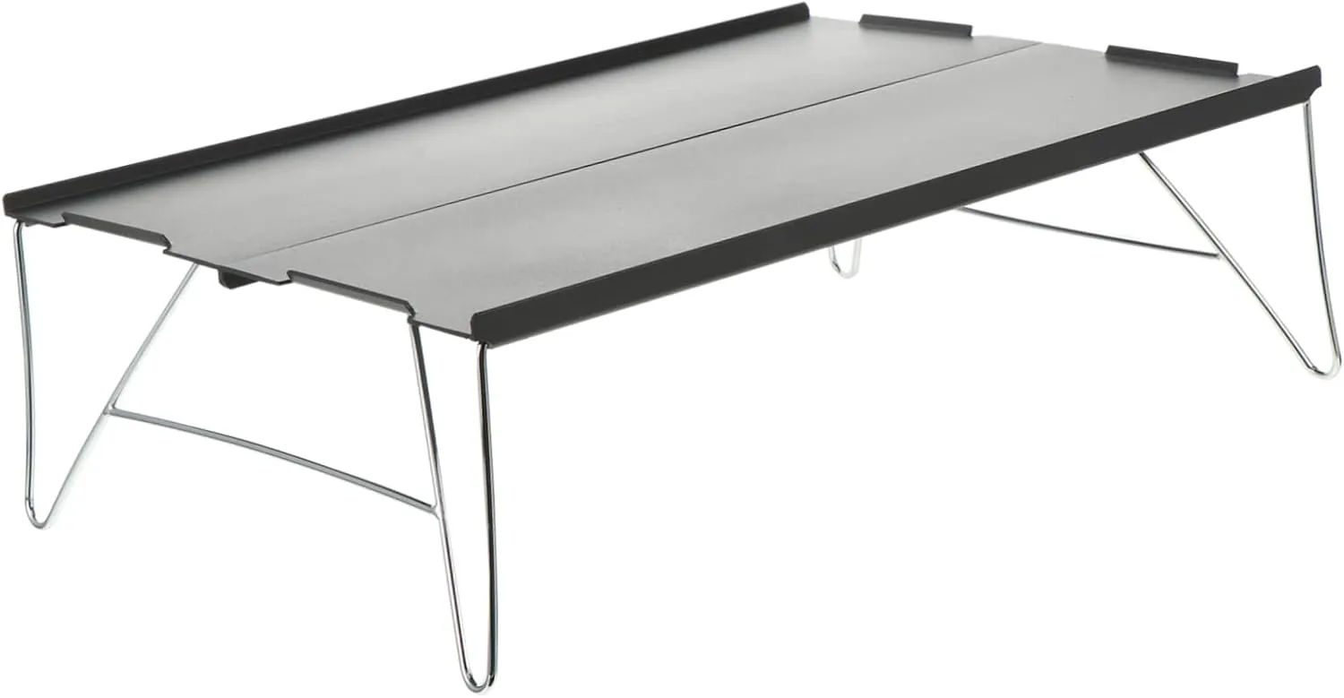 Folding Aluminum Alloy Camping Table Portable Outdoor Picnic Table for Beach BBQ Hiking and Fishing Lightweight Design Strong Load Capacity