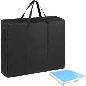 Folding Ping Pong Table Storage Bag, Portable Carry Bag for 6 x 3 FT Foldable Table Tennis Table - 37" D x 5" W x 37" H