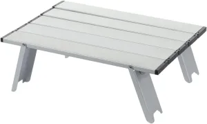Folding Portable Camping Table Aluminium Picnic Table Travel Compact Camping Accessories Silver ~