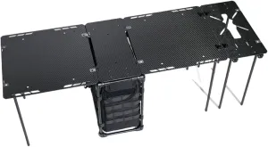 Folding Table, Carbon Fiber and Aluminum Material Camping Table, Easy to Carry, Perfect for Outdoor, Picnic, Cooking, Beach, Hiking, Fishing,A