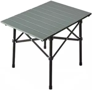 Folding Table for Outside Durable Aluminum Alloy Mini Folding Table Easy to Assemble Outdoor Picnic Table Lightweig(Green)