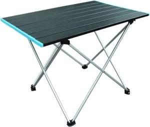Folding Table Portable Camping Table Aluminum Table Lightweight Roll Up Table with Carry Bag Beach Table for Outdoor, Camping, Picnic, BBQ, Travel and Fishing
