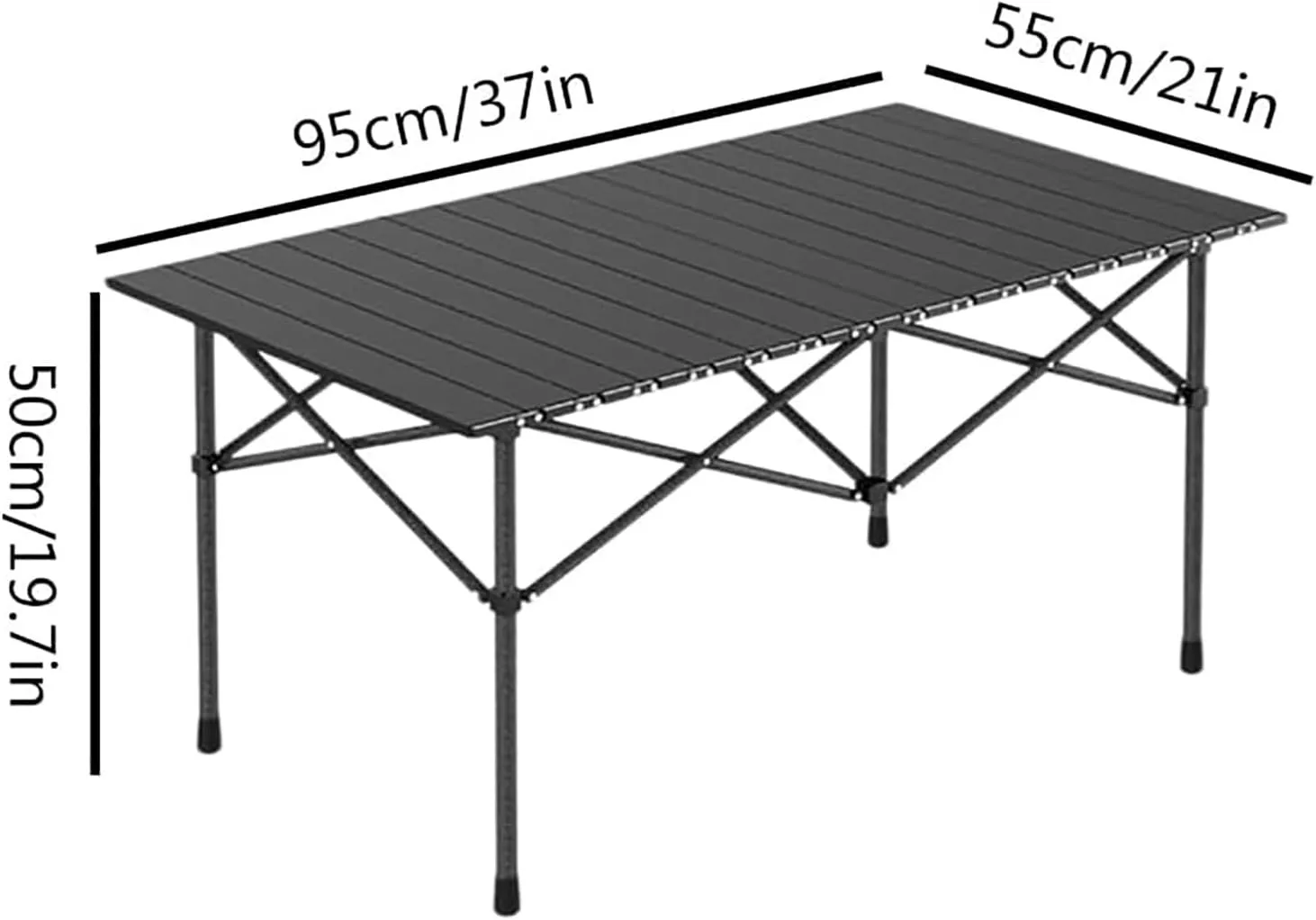 Folding Tables and Chairs, Table and Chair Set, Lightweight Roll Up Low Table, for Outdoor, Sand, Picnic, Party, Patio(Beige)
