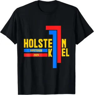 Football Fans of Holstein Stolle in Blue and White Kiel Stadio T-Shirt