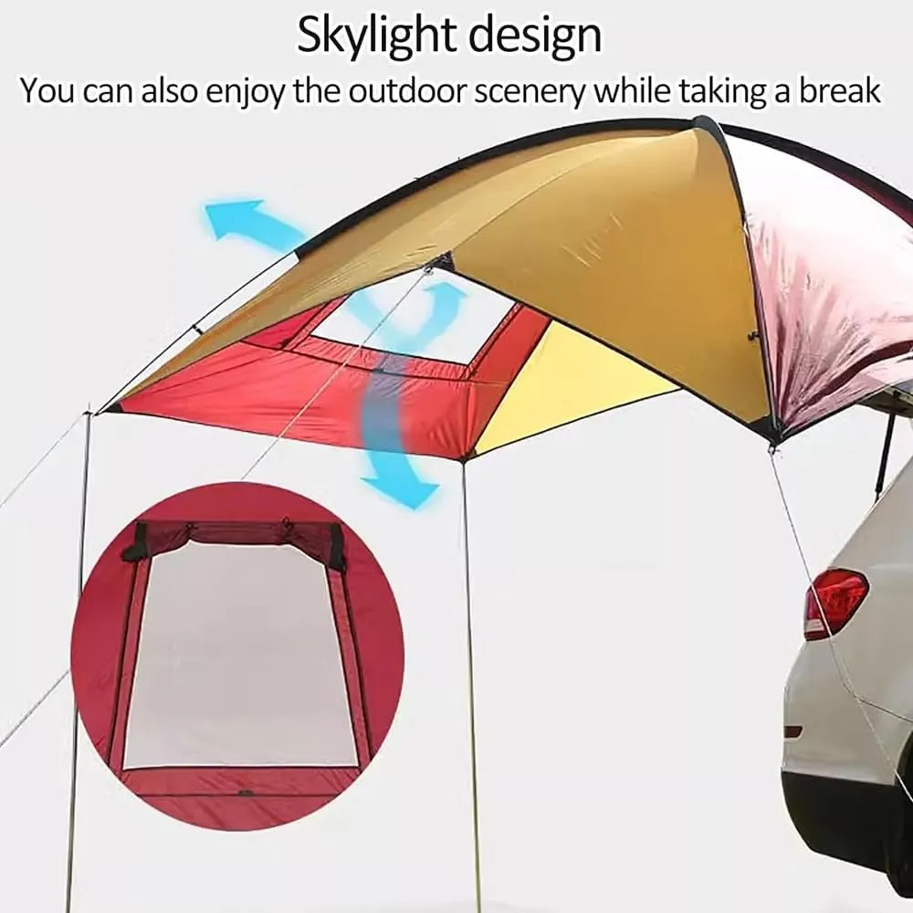 for Ligier JS50/JS60/Myli/Pulse 4/Be Sun/Be Two/OptiMax/X-Pro/X-Too Car Awning,Portable Awning Canopy Ventilation for Camping Vehicle Awning Instant Shelter for Camping,A White
