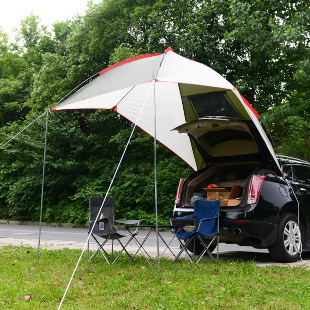 for Ligier JS50/JS60/Myli/Pulse 4/Be Sun/Be Two/OptiMax/X-Pro/X-Too Car Awning,Portable Awning Canopy Ventilation for Camping Vehicle Awning Instant Shelter for Camping,A White