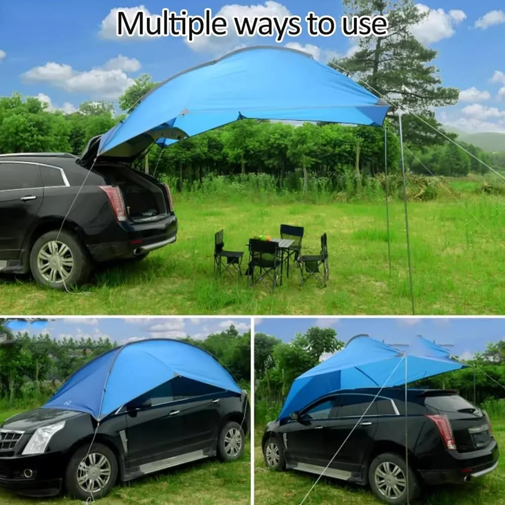 for Ligier JS50/JS60/Myli/Pulse 4/Be Sun/Be Two/OptiMax/X-Pro/X-Too Car Awning,Portable Awning Canopy Ventilation for Camping Vehicle Awning Instant Shelter for Camping,A White
