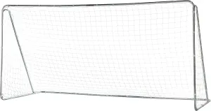 Franklin Sports Competition Soccer Goals - Backyard Portable Steel Soccer Goals - Adult   Youth Soccer Goal with Net   Ground Stakes Included - Multiple Sizes   Colors