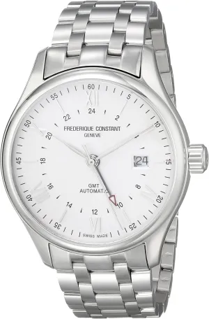 Frederique Constant Men's FC350S5B6B Classics Analog Display Swiss Automatic Silver Watch