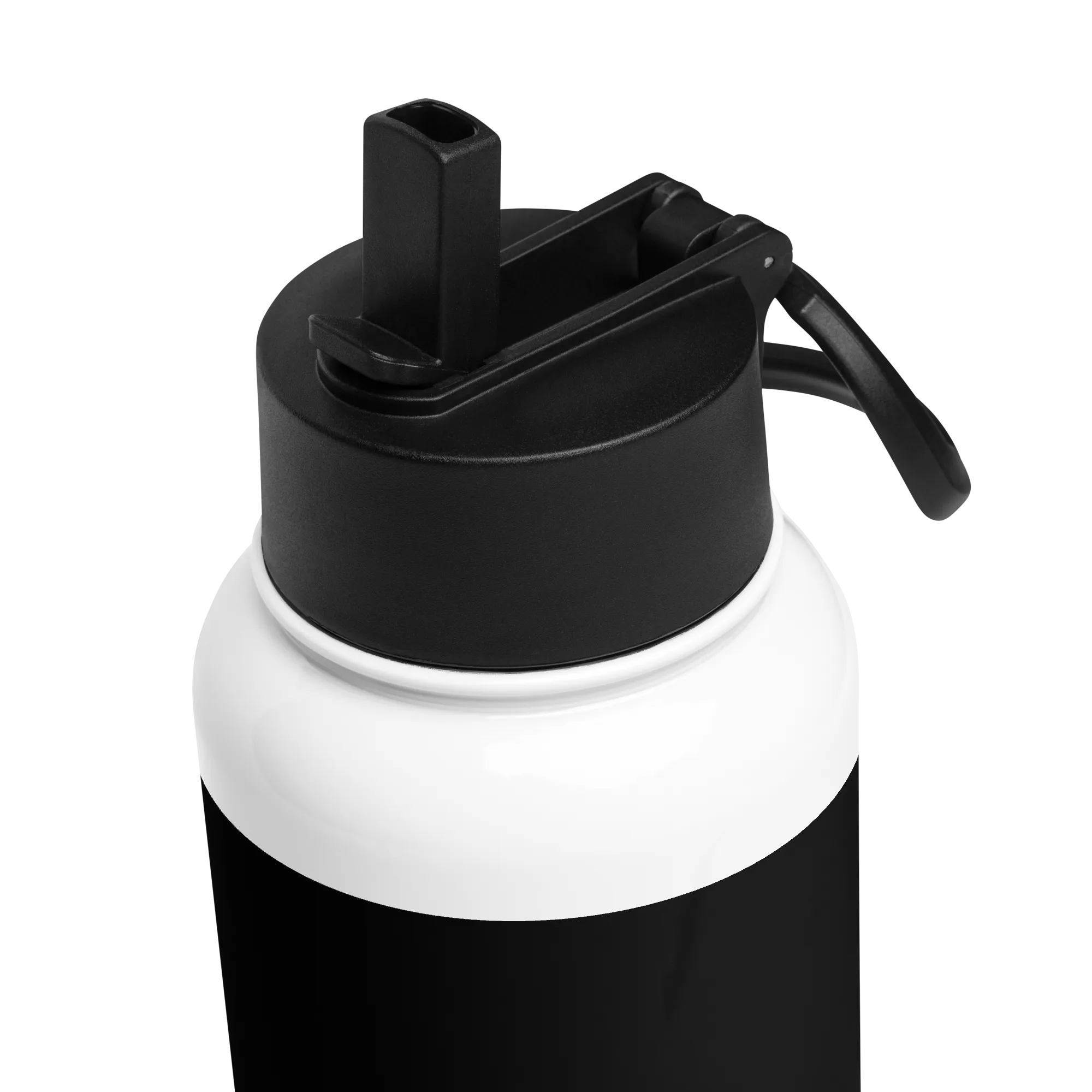 FUCK Stainless steel water bottle with a straw lid