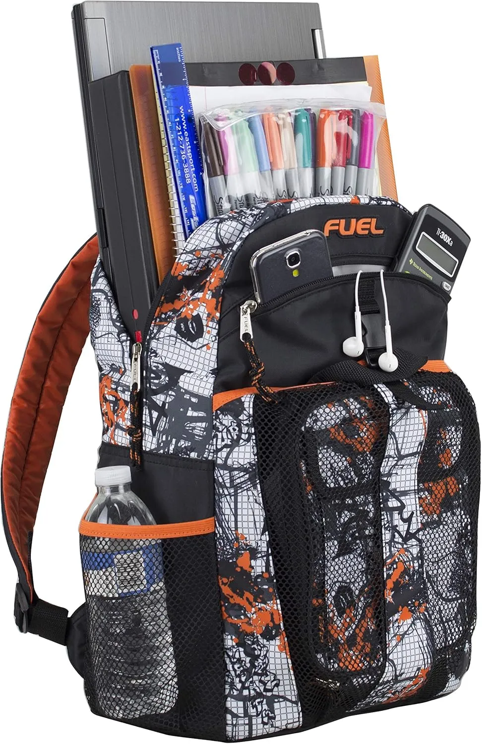 FUEL Travel Backpack Cooler Bag Lunchbox for Work Insulated Cooler Bag Lunch Bag Work Hiking Water Bottle Pockets